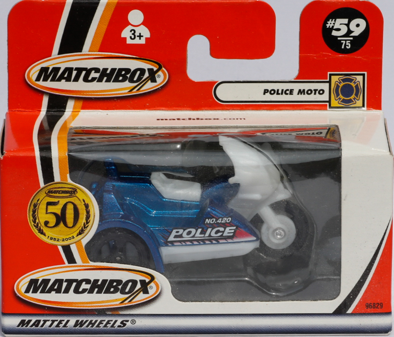 Matchbox Police and Sidecar